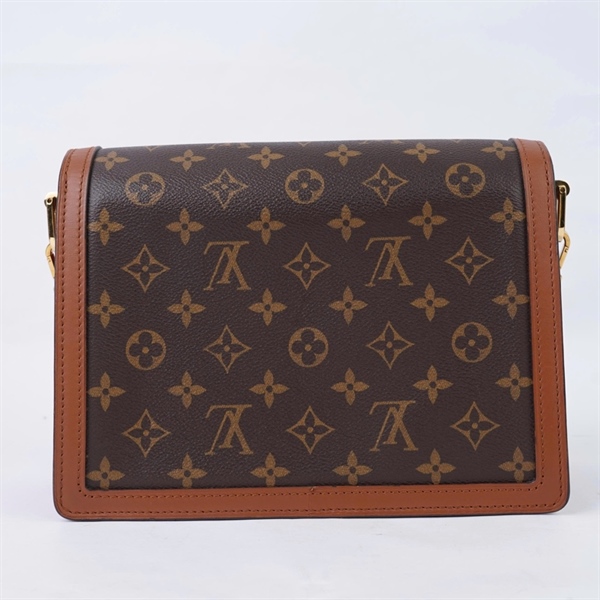 Túi Dauphine hoa nâu 2 strap (FL4230) sz24 (BQ) KG+