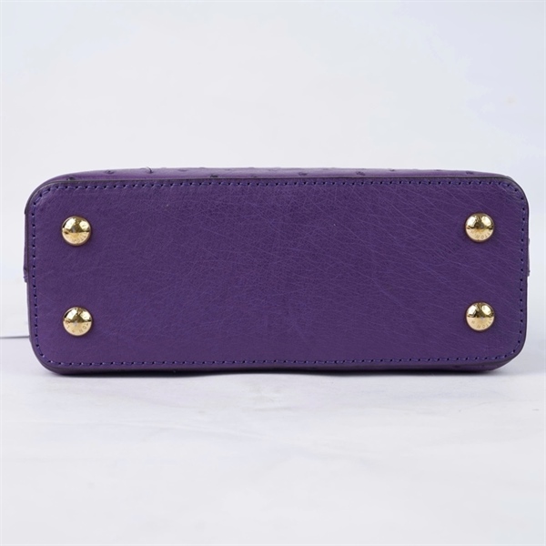 Túi LV Capu tím da đà điểu sz20 (BQ) KG+