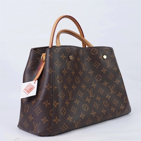 Túi LV Montaigne hoa nâu kèm 2 chìa (CA2115) sz35-24 KG+