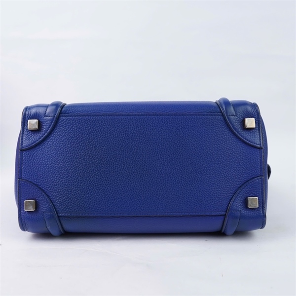 Túi Celine Luggage xanh kèm lót form sz26 (HN) KG+