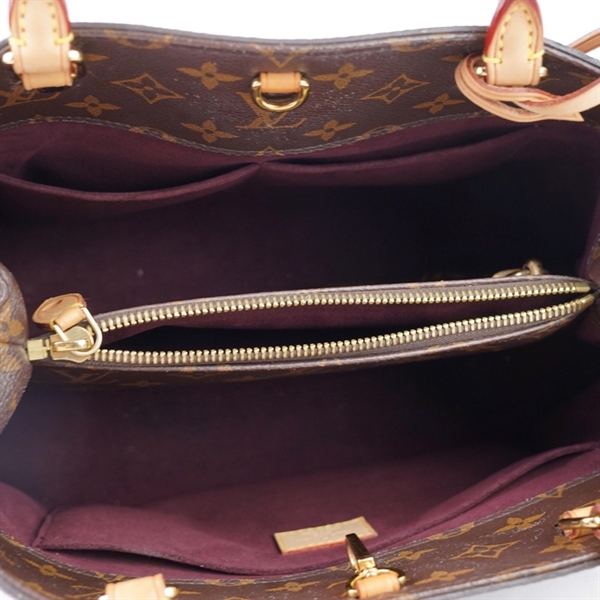 Túi LV Montaigne hoa nâu kèm 2 chìa (CA2115) sz35-24 KG+