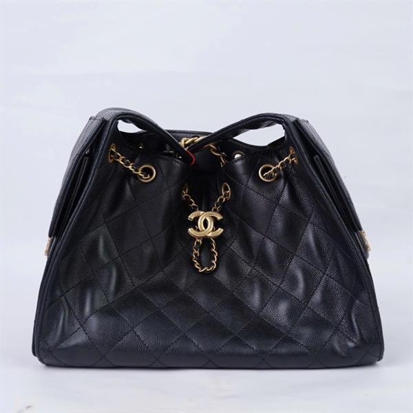 Túi Chanel 25 đen (X46LLXJ8J) sz26 (BQ) KG+