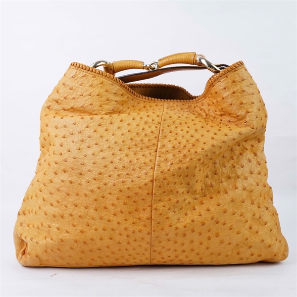 Túi GG Hobo vàng da đà điểu (114900-000926) sz46-31 (HN) KG+