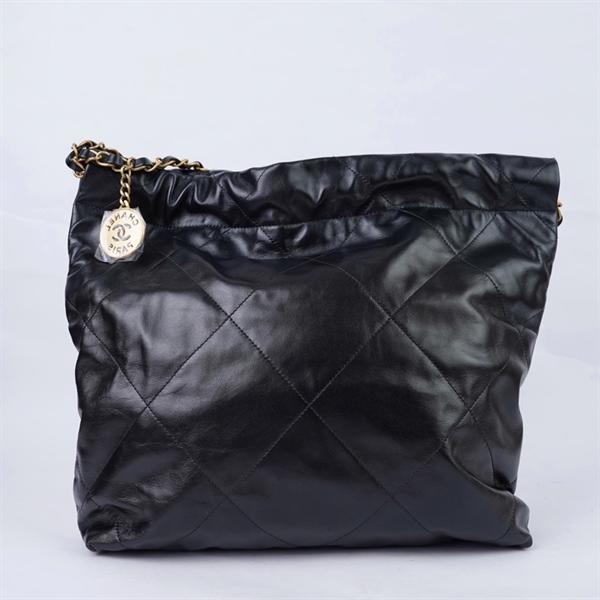 Túi Chanel Hobo đen kèm ví (CCP74G94) sz30 (BQ) KG+