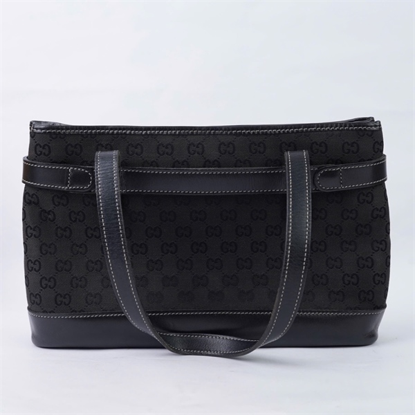 Túi GG Tote đen sz30 (HN) KG+