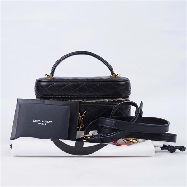 Túi YSL Vanity đen sz18 (BQ) KG+