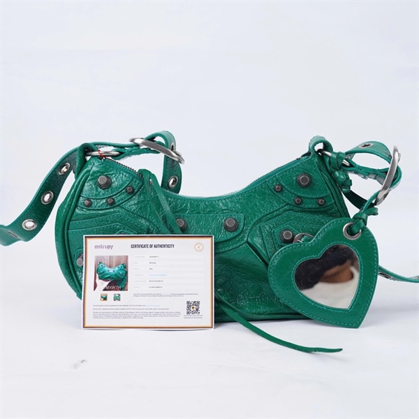 Túi Balenciaga xanh (6713093613R-002123) sz22 (BQ) KG+