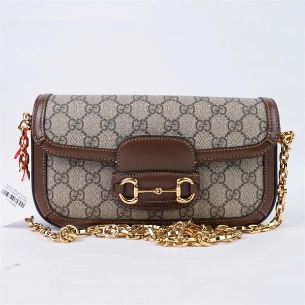 Túi GG 1955 xám 2 strap (735178-520981) sz23 (BQ) KG+