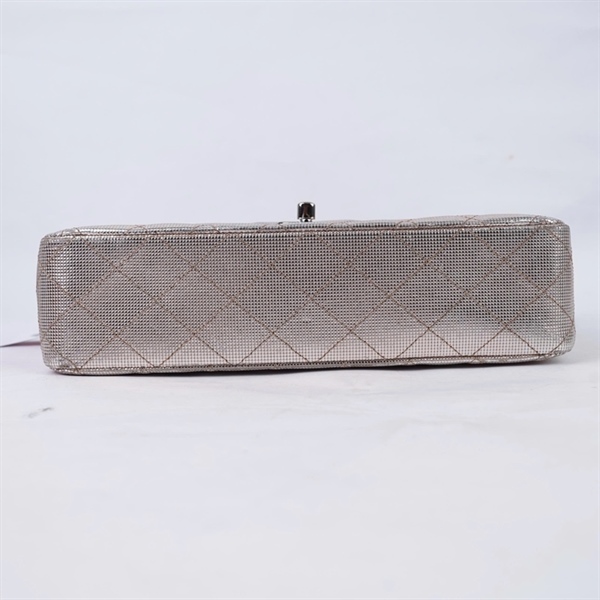 Túi Chanel Classic hồng ánh bạc (21954810) sz25 (BQ) KG+