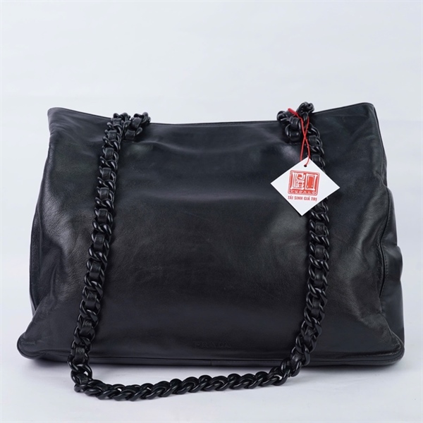 Túi Prada Tote đen sz33 (HN) KG+