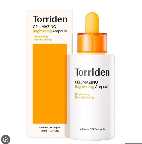 TORRIDEN Cellmazing Vita C Brightening Ampoule Serum 30ml - Vàng
