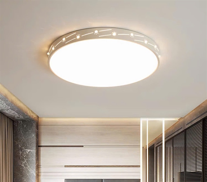 Ốp trần 502/400 hạt dứa tròn trắng