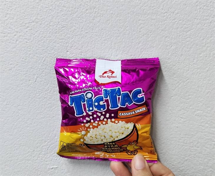 TicTac snack khoai mì vị gà hành 14g - Snack