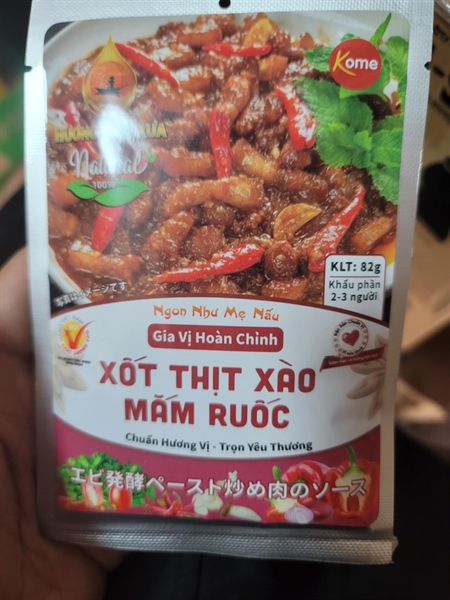 GIA VỊ XỐT THỊT XÀO MẮM RUỐC