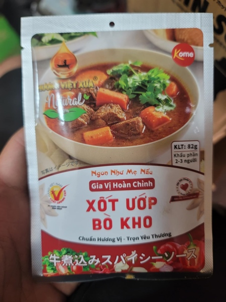 GIA VỊ XỐT ƯỚP BÒ KHO