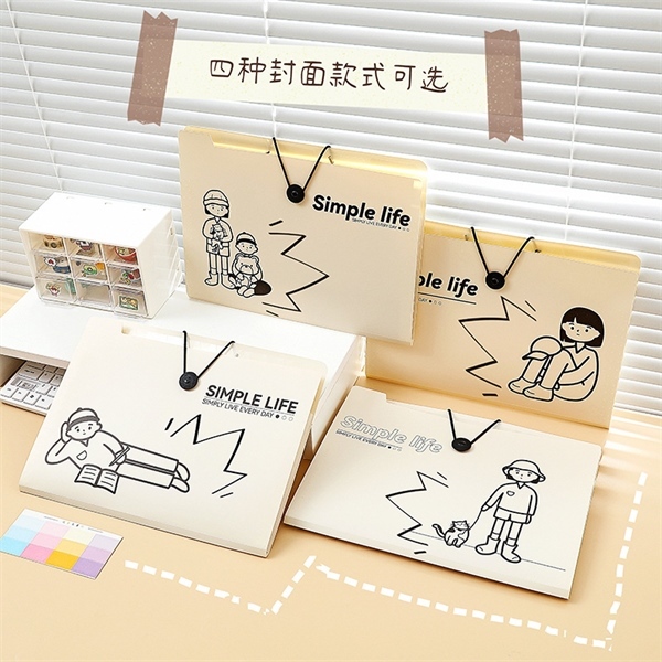 Bìa 12 ngăn Simple ngang 2658 2659 2653 - Ảnh 1