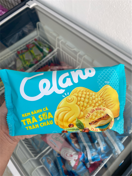 Kem Celano bánh cá trà sữa Trân Châu 100ml