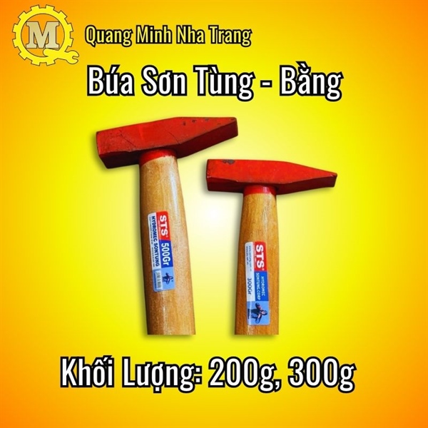 Búa Sơn Tùng 200g - Đầu Bằng (10c)