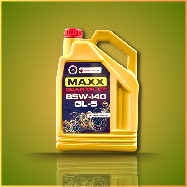 MAXX GEAR 85W140 GL-5 - DẦU HỘP SỐ XE TẢI (CAO CẤP) - CAN 4L