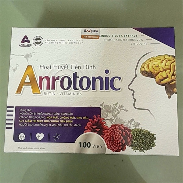 Hoat huyet tien dinh Anrotinic 10x10v CMY