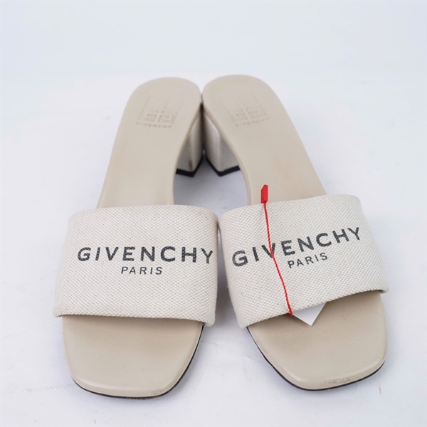Dép Givenchy nude sz39 cao 5cm (HN) KG+
