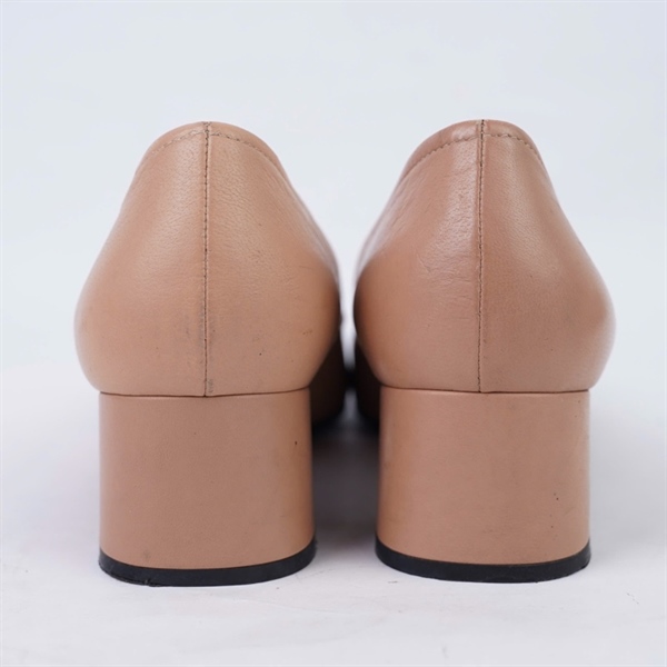 Giày Prada nâu pha đen sz38 cao 4cm (HN) KG+