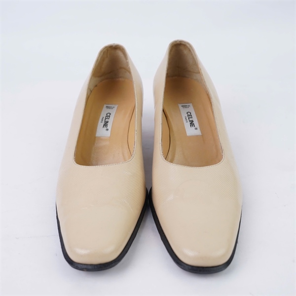Giày Celine be sz38,5 cao 4cm (HN) KG+