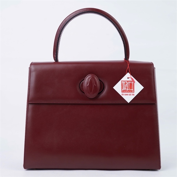 Túi Cartier đỏ mận sz27 (HN) KG+