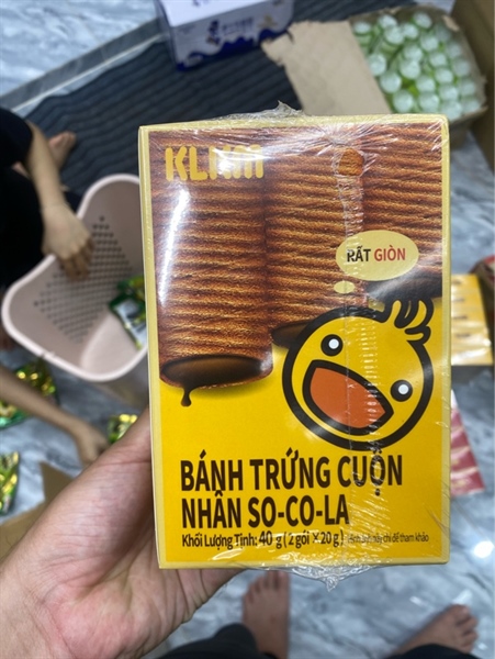 Bánh Trứng Cuộn Nhân Socola 40g