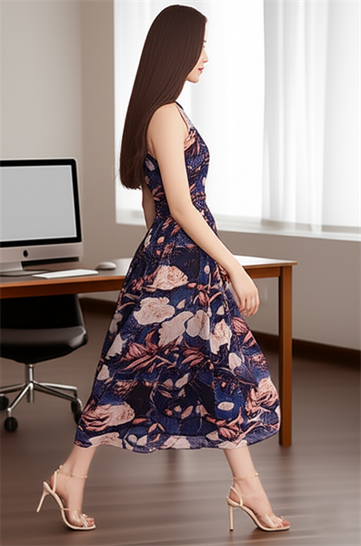 VÁY SUÔNG VOAN HOA L