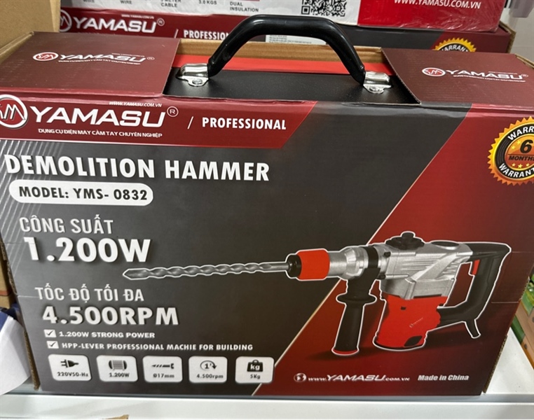 Máy khoan đục yamasu 0832