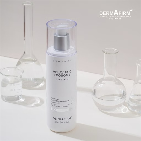 ￼[ DERMAFIRM ] Melavita-C Exosome Lotion - Sữa dưỡng tái sinh trắng sáng da, cấp ẩm