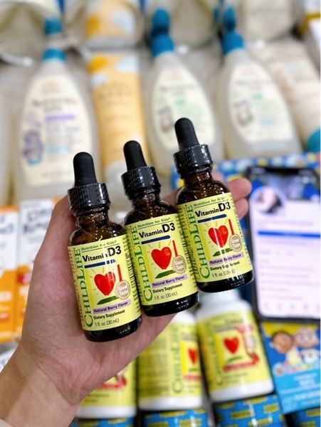 Vitamin D3 Childlife 0M Mỹ 29.6ml