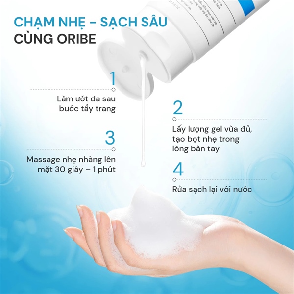 SOFT TOUCH CLEANSING GEL ORIBE – Gel rửa mặt dịu nhẹ Oribe 50g 2