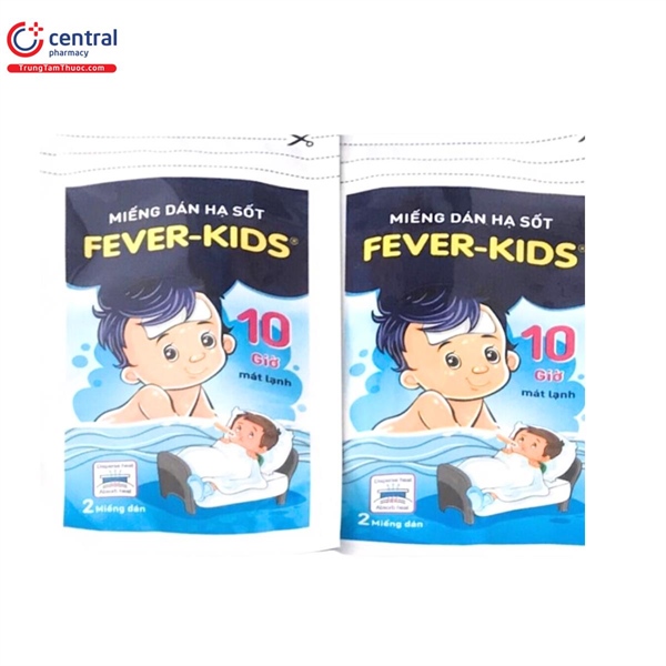 Miếng dán hạ sốt Fever - kids (H*3gói*2miếng) - Thiên Ân