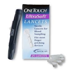 Kim lấy máu khử trùng OneTouch Ultrasoft Lancets ( Hộp 25 cái )
