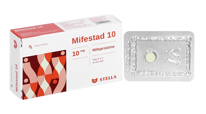 Mifestad 10mg (Mifepristone) (H*1viên) - Stella