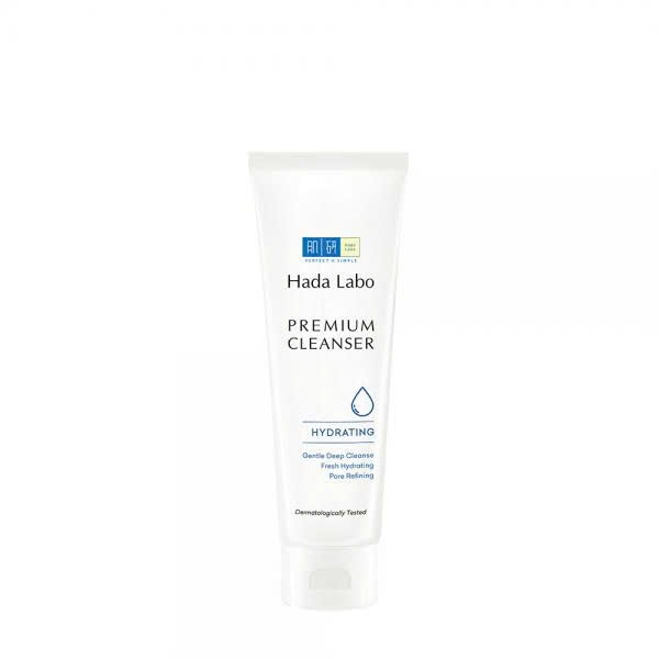 Sữa rửa mặt dưỡng ẩm cao cấp Hada Labo Premium Cleanser Hydrating 100g