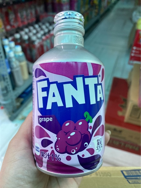 Nước ngọt Fanta nho nắp vặn phiên bản nội địa Nhật
