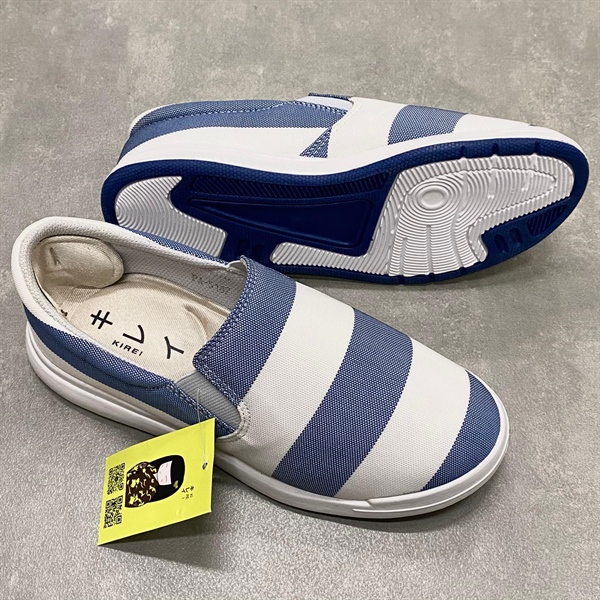 Kirei Nintai - Walk Slip-On KH02 White Blue