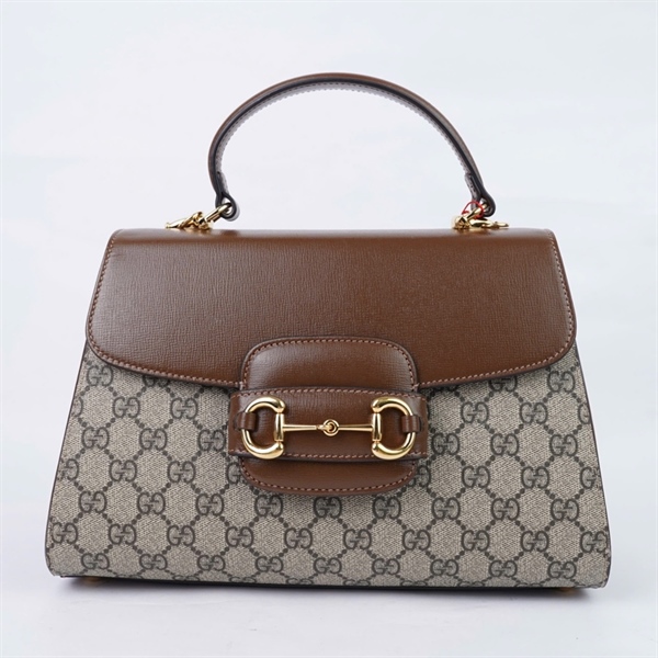 Túi GG 1955 Handle xám 2strap (E039037197) sz29 (HT) +