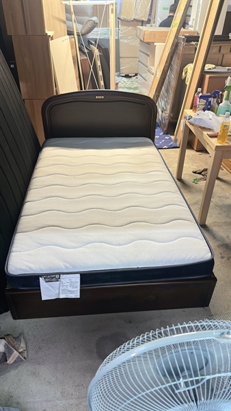 Giường đôi m2 simons nâu