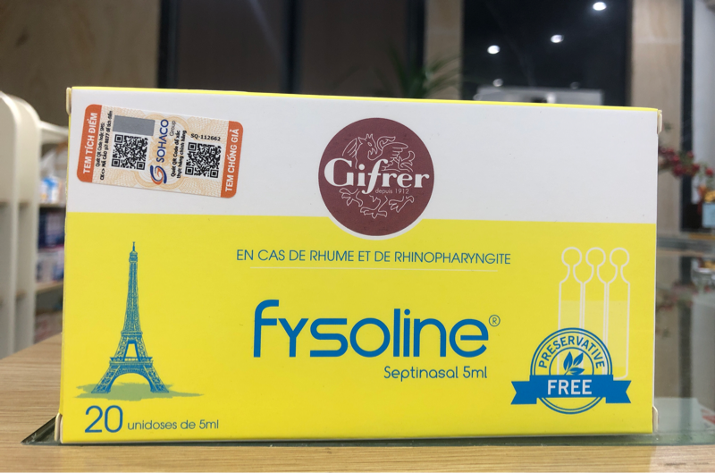 Fysoline Septinasal (Hộp 20 ống)