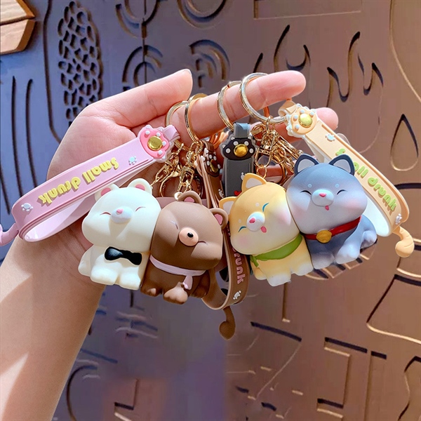 TB cặp đôi móc khoá hoạt hình cute mix mẫu