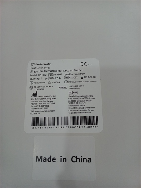 Dung cụ cắt trĩ theo phương pháp longo cỡ 32mm - China 2