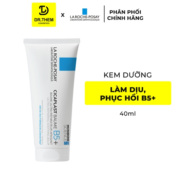 Kem Dưỡng B5 La Roche-Posay Cicaplast Baume B5+ Làm Dịu Kích Ứng, Phục Hồi Làn Da 40ml