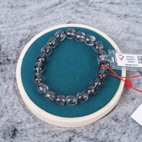 Vòng lu thống tóc đen 20 hạt ly 9.37-9.23mm (597357) KG+