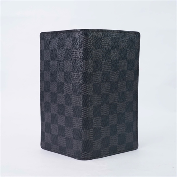 Ví LV ô vuông đen gập 2 (TA4196) (LT) KG+