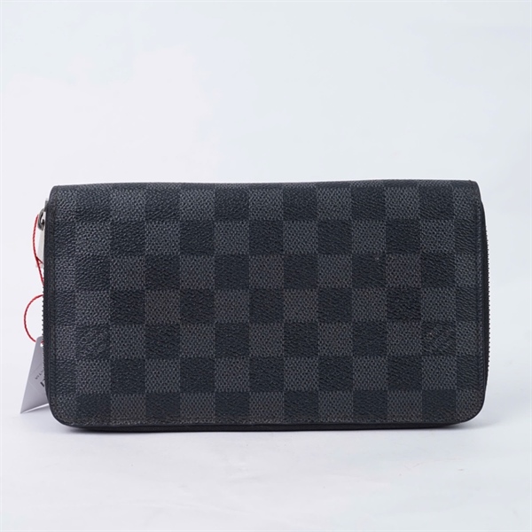 Ví LV zip ô vuông đen (CA2160) (LT) KG+