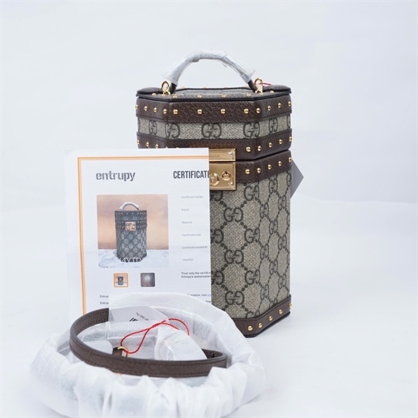 Túi GG cốp hình trụ xám sz12 +